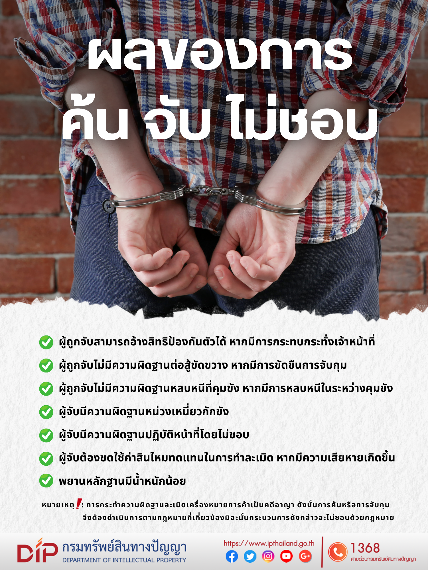 ผลของการ
